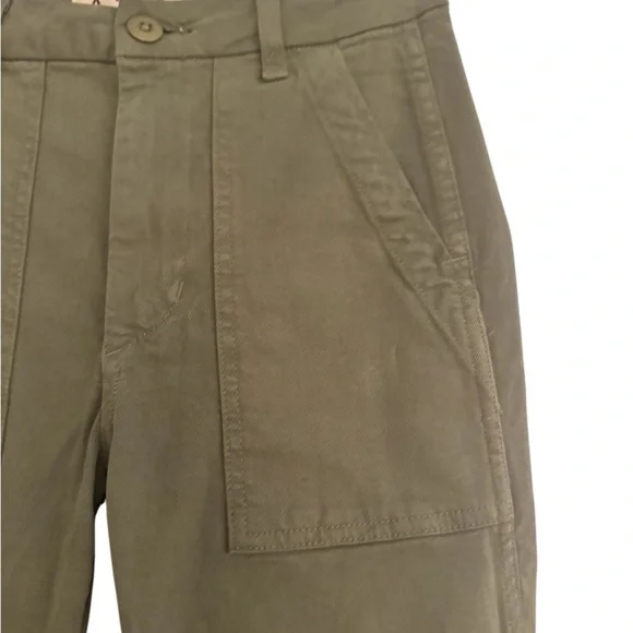 AMO Easy Army Trouser in Tea Leaf (Olive Green) Size 24 - Picture 3 of 5